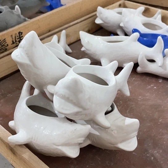 多肉绿植陶瓷花盆9.9包邮，有孔