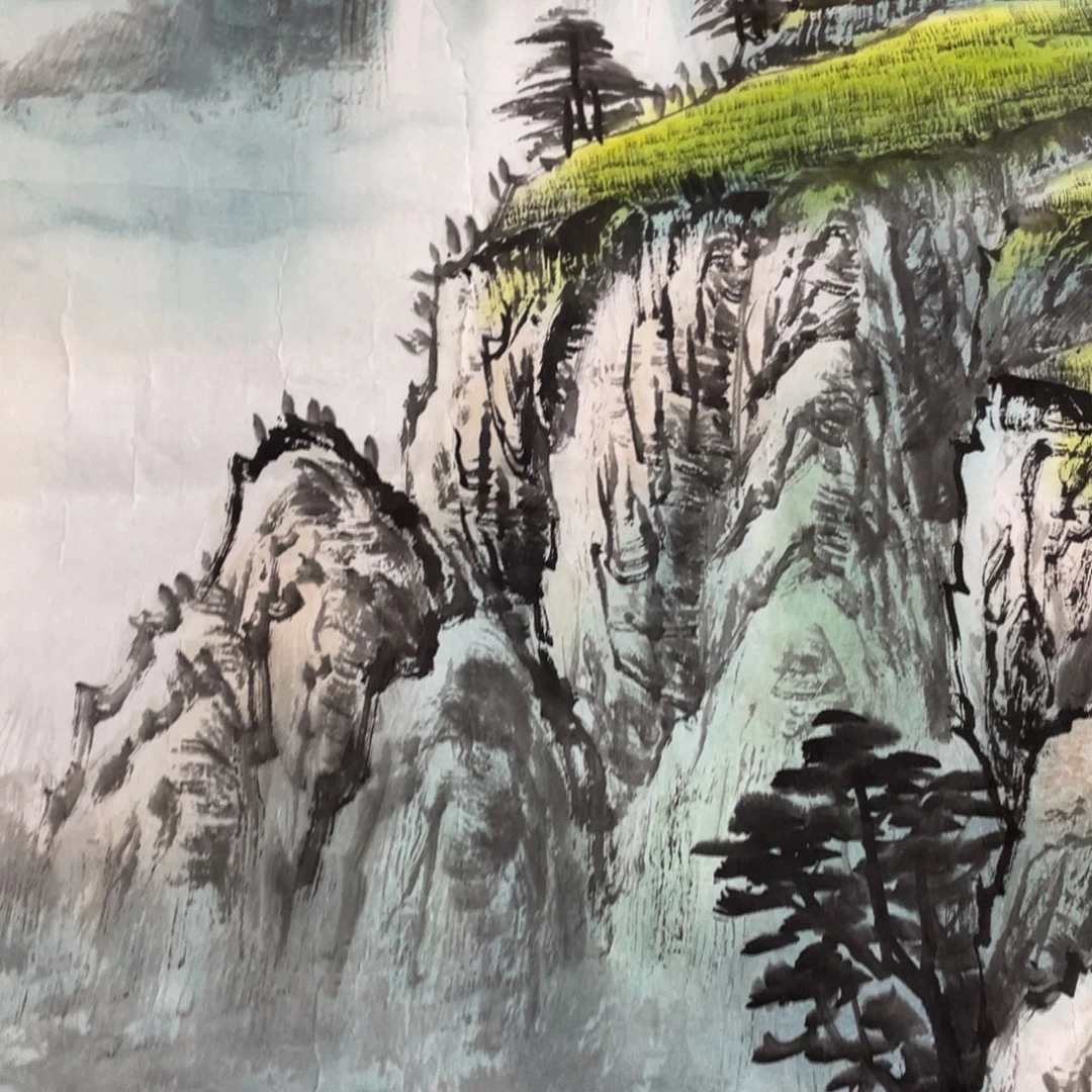 国画手绘作品和运险w