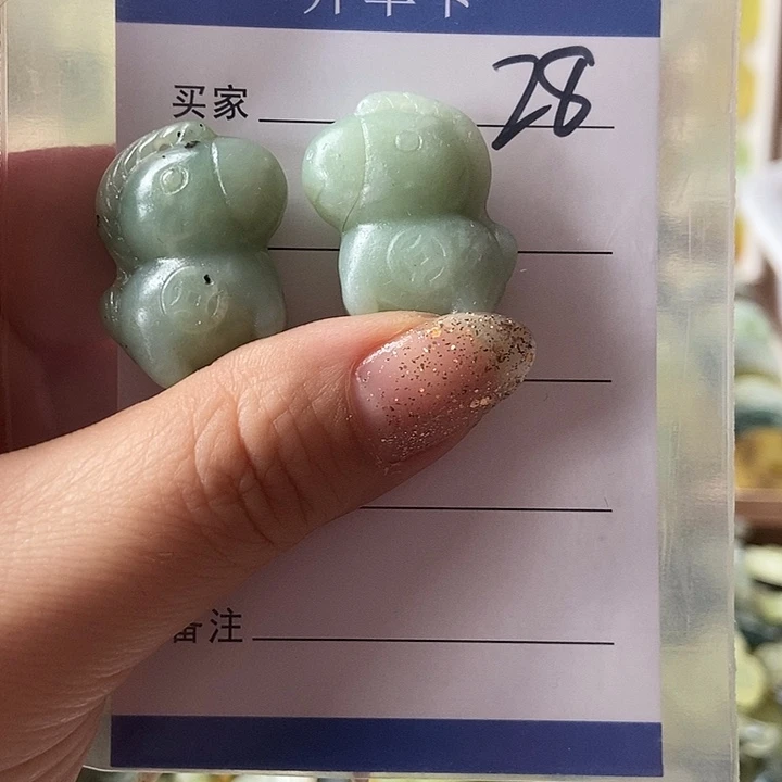岫玉合金颈饰不退换28