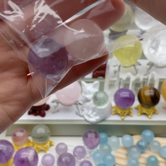 紫晶珠宝半成品未镶嵌二***妈水晶5号