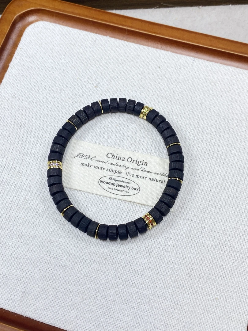 降真药片手串4*7mm设计款手工DIY小众复古药香2025新款新中式国风