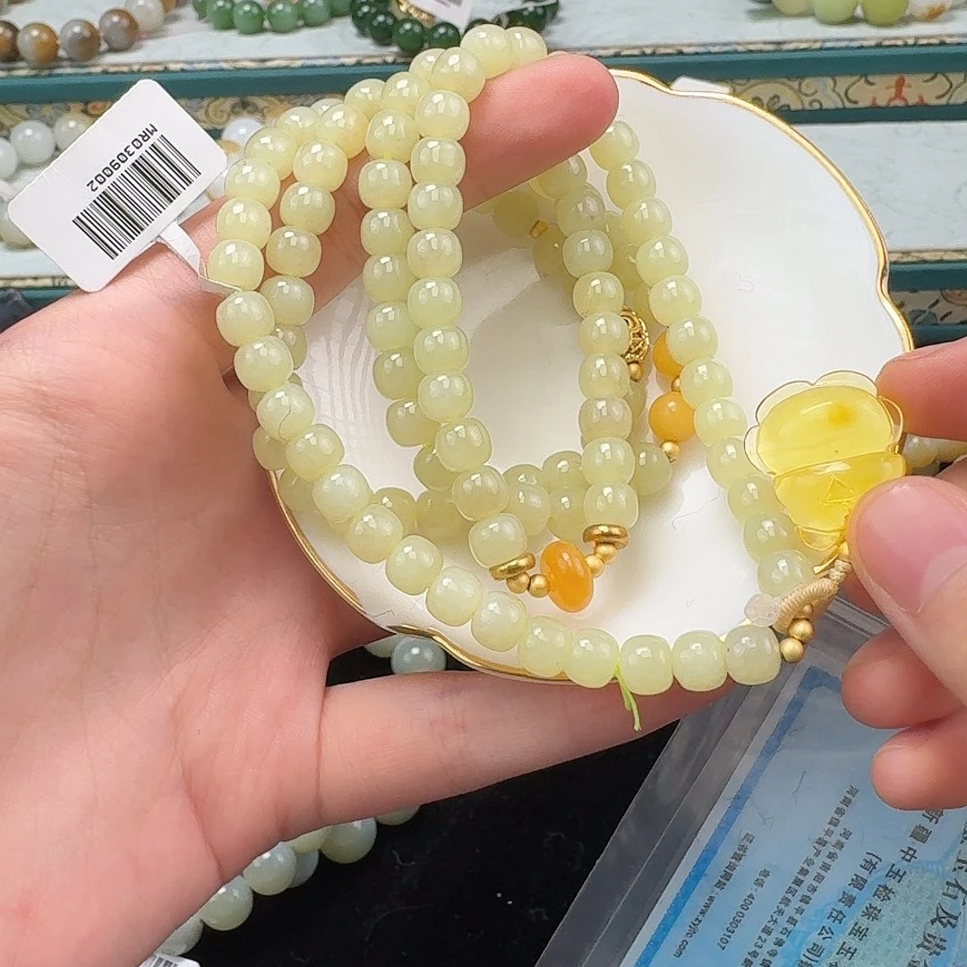 和田玉手串未镶嵌?****?