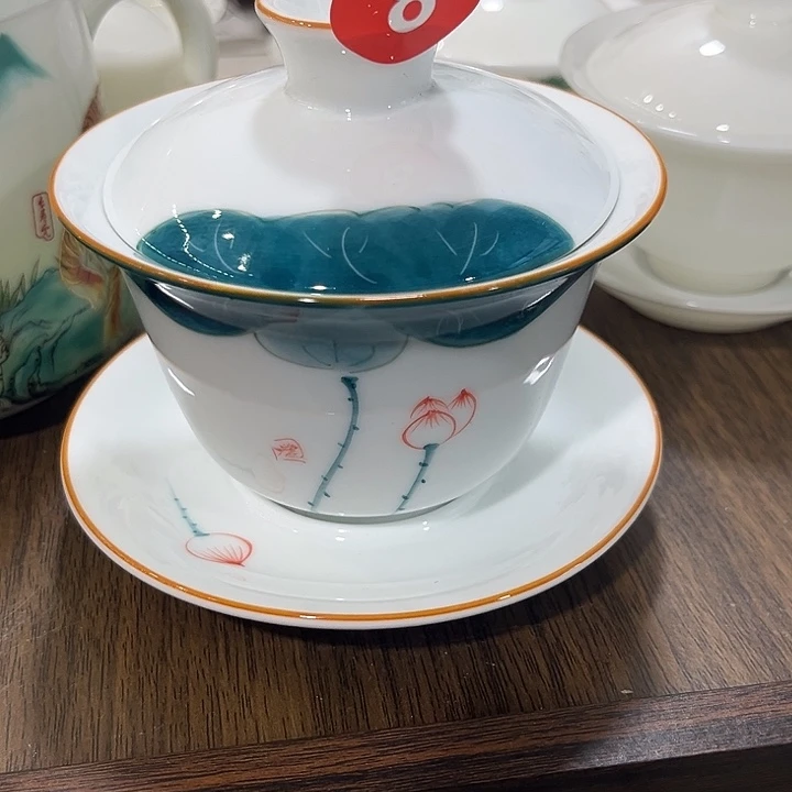 微瑕手绘大容量三才碗