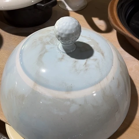 微瑕，不能明火，口径26盖子