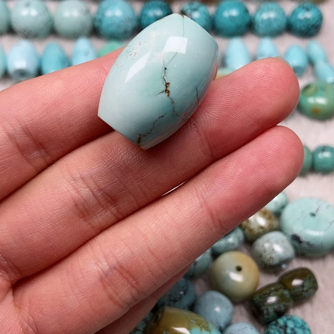 未镶嵌绿松石珠宝半成品