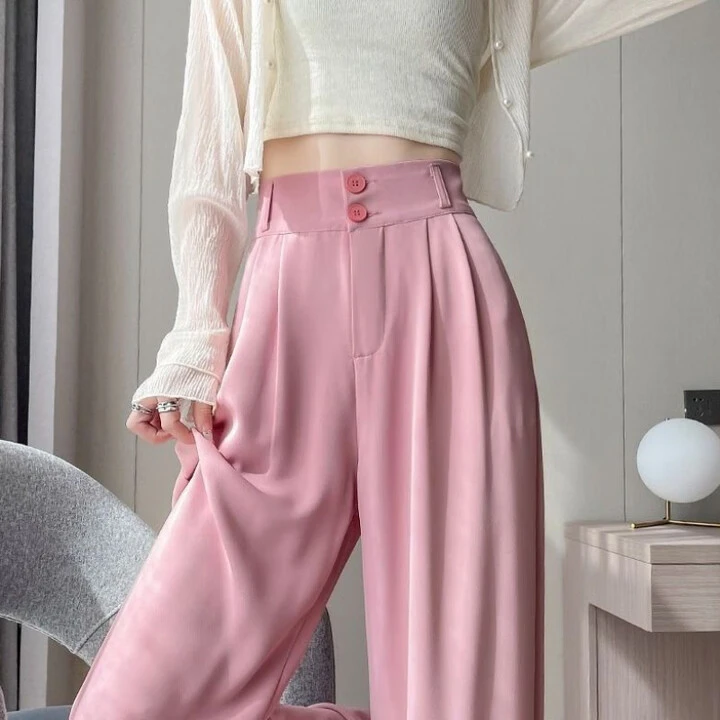 【C1451-C1460】秋冬加绒加厚通勤百搭女款修身显瘦垂感休闲裤