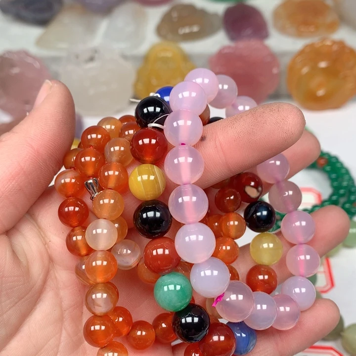 玛瑙/玉髓颈饰未镶嵌玲*