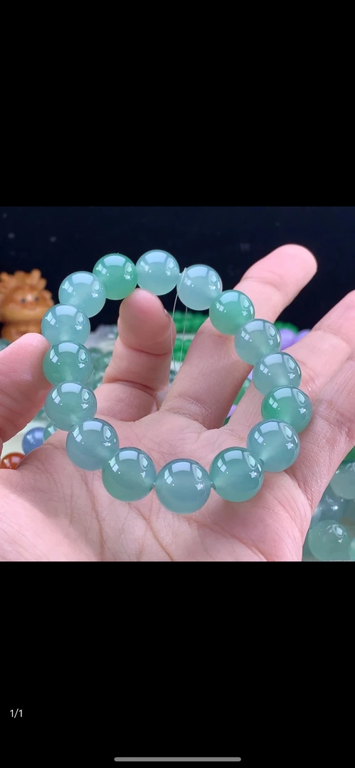 翡翠a货手串  分单2.6万