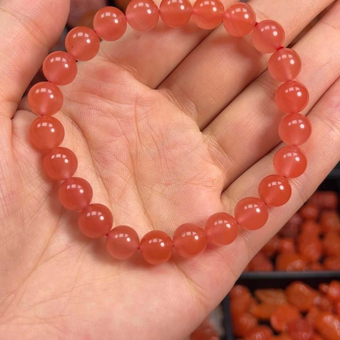 南红玛瑙手串8.5mm未镶嵌