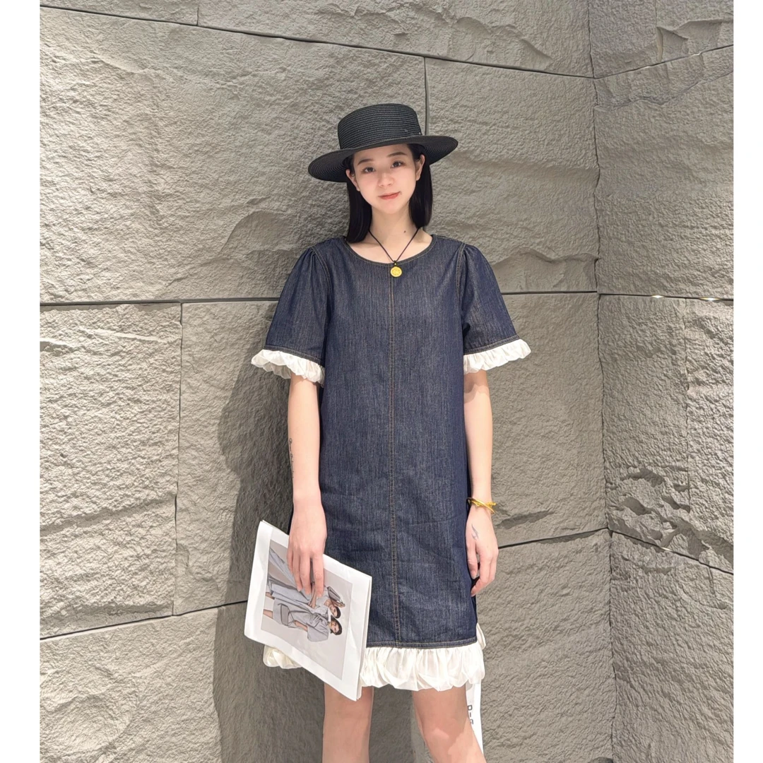 mixue-99夏季新款时尚经典百搭连衣裙