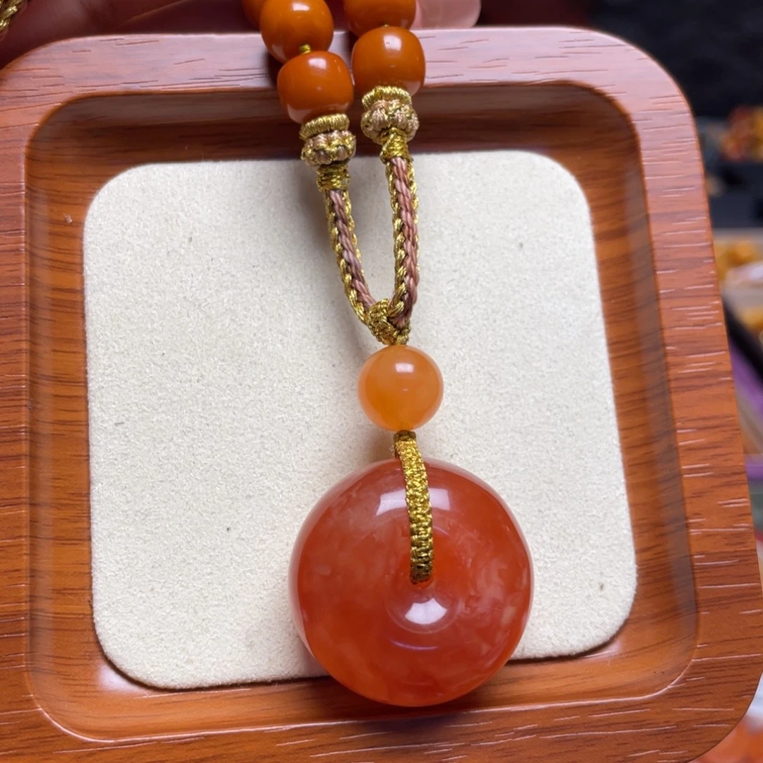 蜜蜡未镶嵌颈饰项链