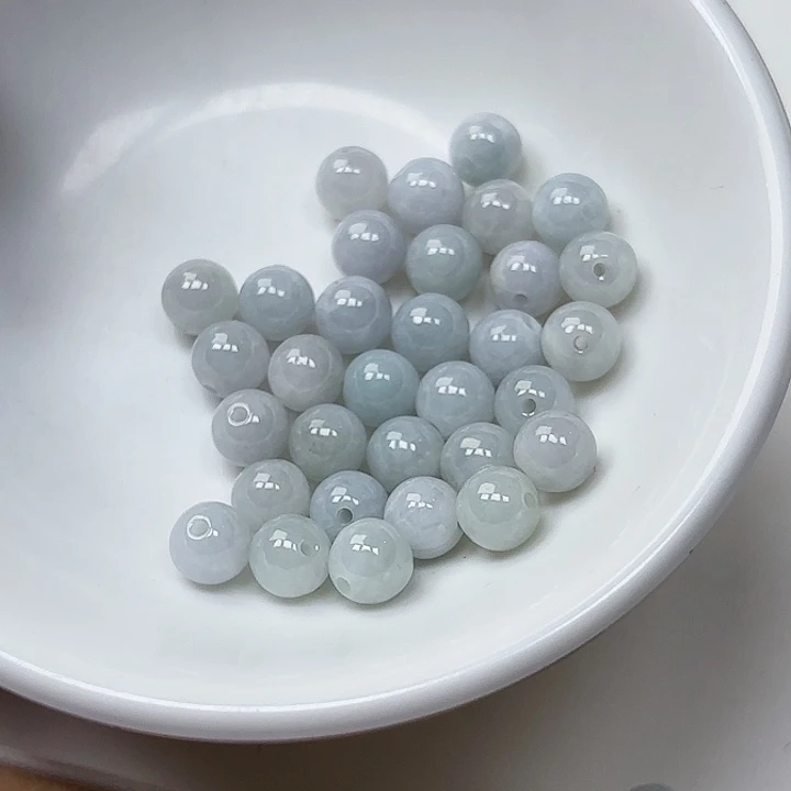 翡翠手链未镶嵌散珠30+2颗卡7