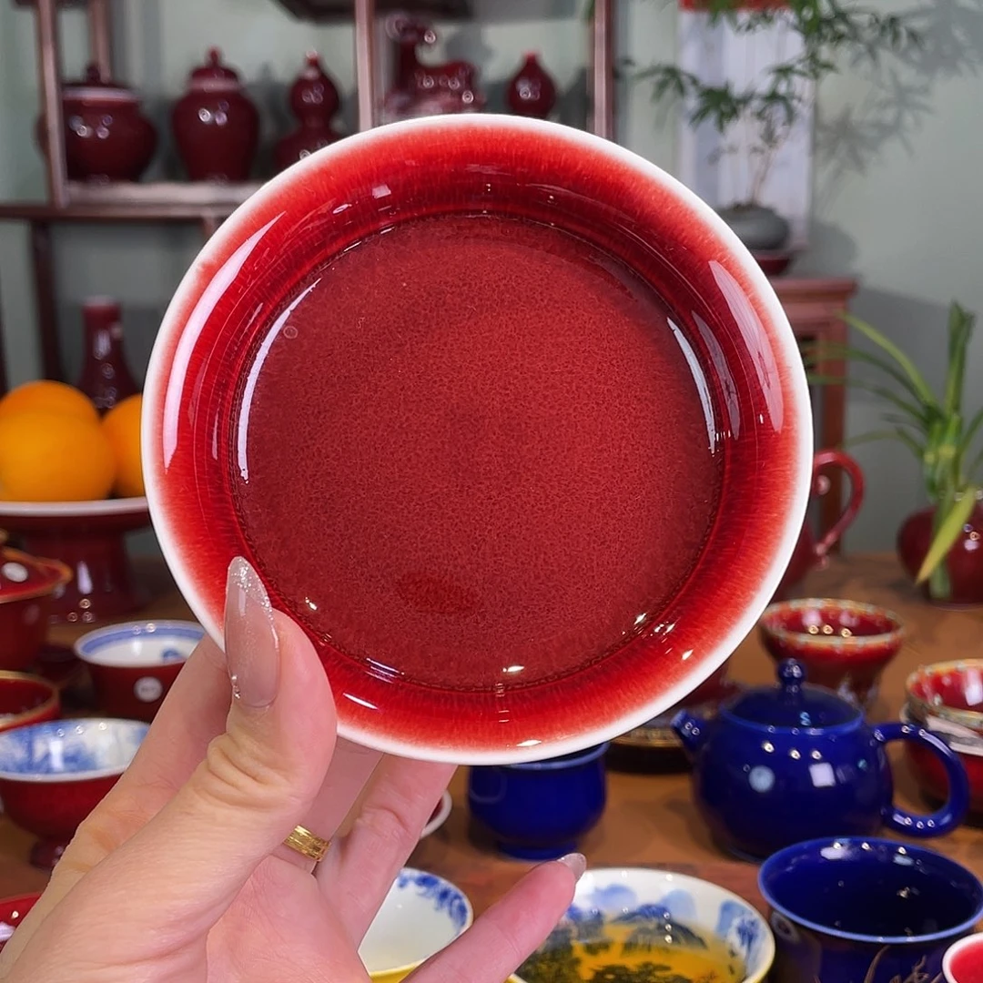 清欢雅玩原矿郎红福利微瑕小壶承