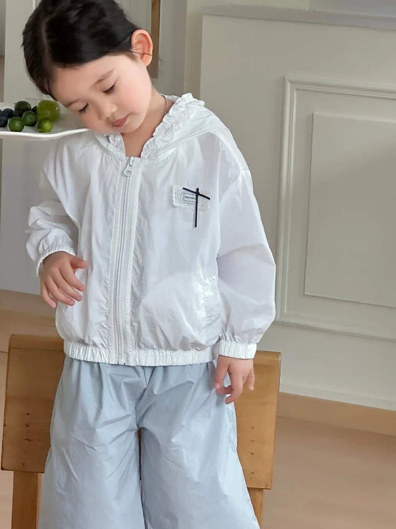 【实体童装品牌】jjxm&kids 5033夏季女童防晒衣轻薄甜美透气空调服
