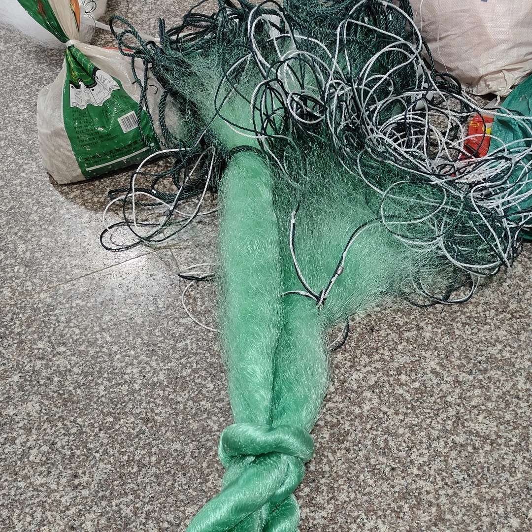 7.7公分高强绿丝沙鱼网50米长