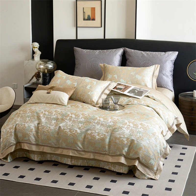 GKS保暖高奢风-7D提花-四件套-迷金之城