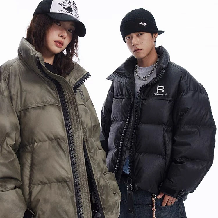 『冬日极寒』冬季户外百搭三防上衣情侣款立领外套 24003