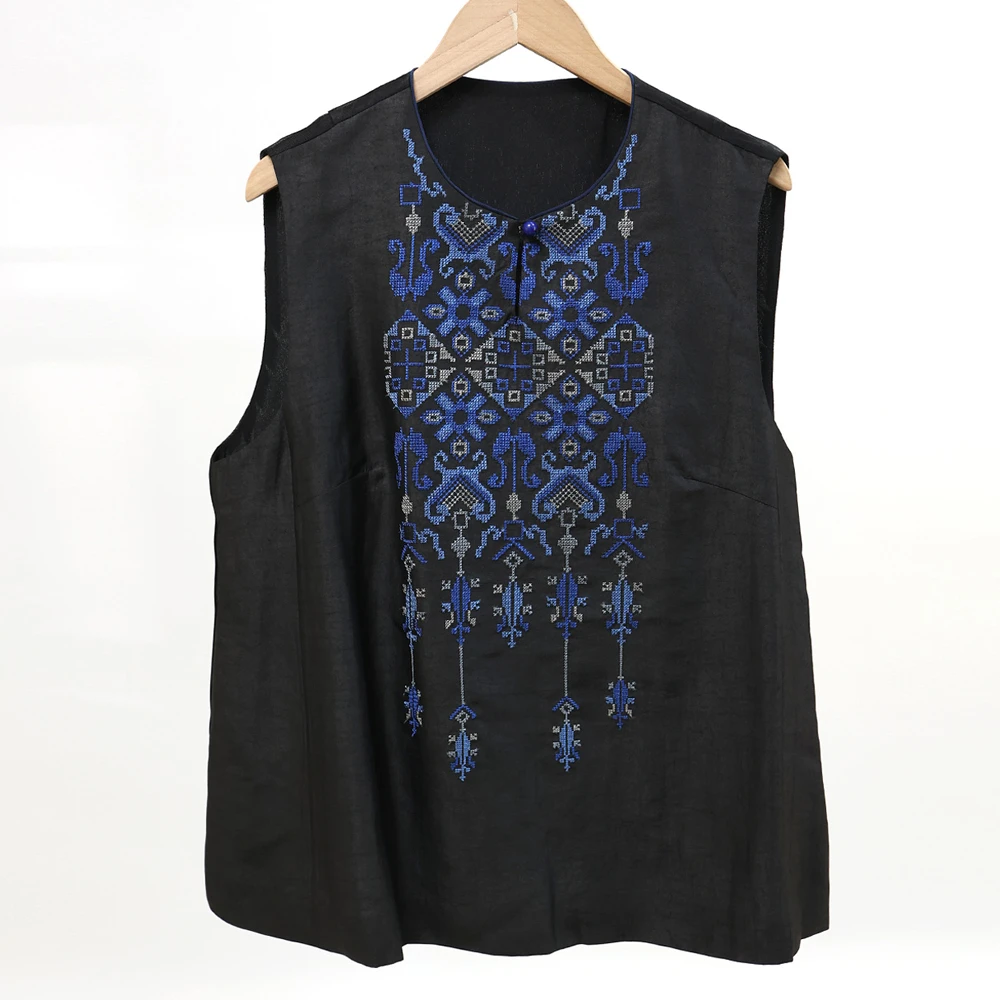 【白雪.荐选】香云纱真丝宽松衬衫女短袖新中式国风上衣C567