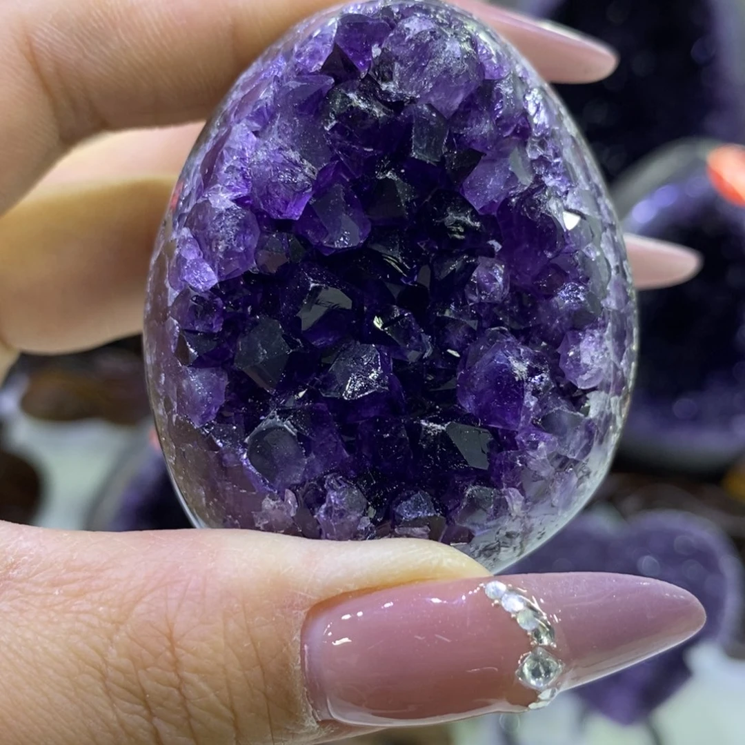 未镶嵌紫晶大型摆件（非配饰）今****美心