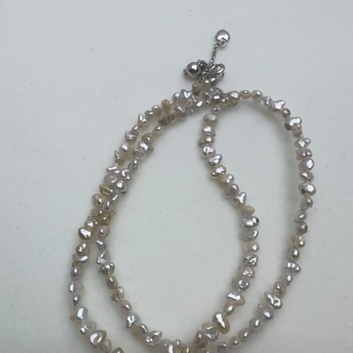 海水珍珠银S925镶嵌颈饰