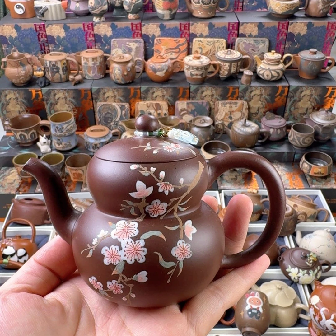 茶壶紫砂200cc原矿精工半手