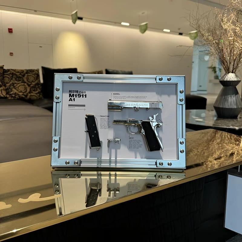 金属1911可组装玩具摆件送男朋友男生生日礼物惊喜小众高级感礼物