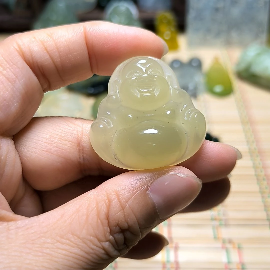 岫玉未镶嵌吊坠(不含链)