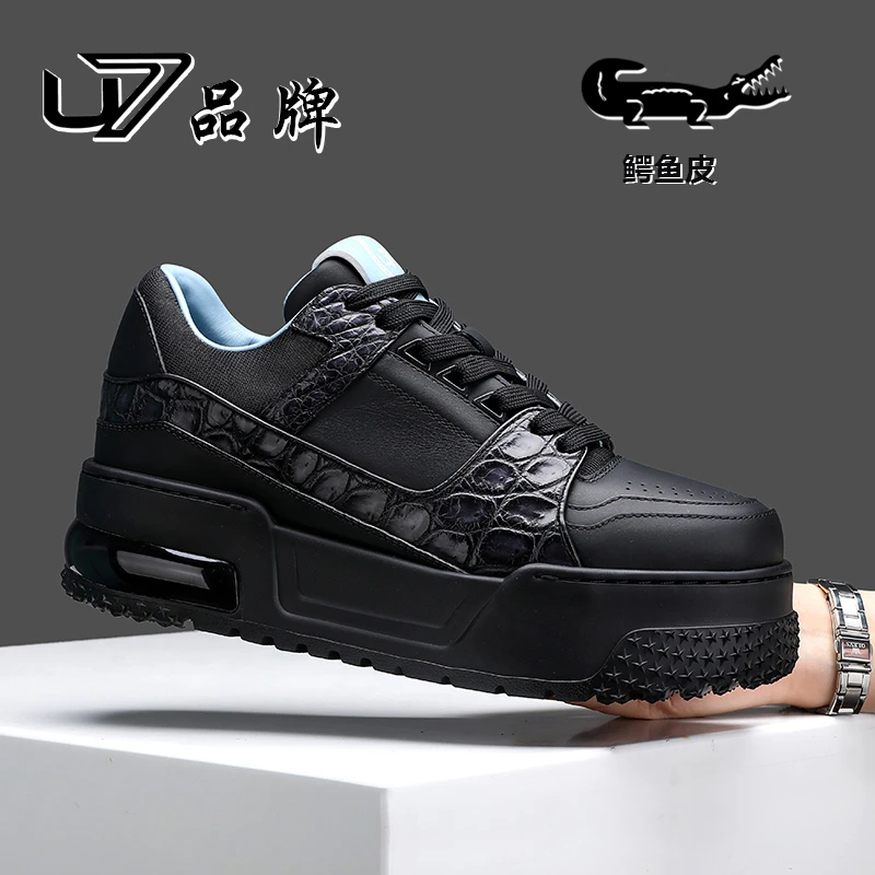 U7品牌男鞋 好鞋相伴 镇店之宝 私人定制 鳄鱼皮