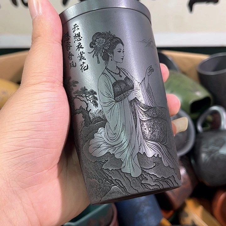 茶杯紫砂全手工紫砂主人杯