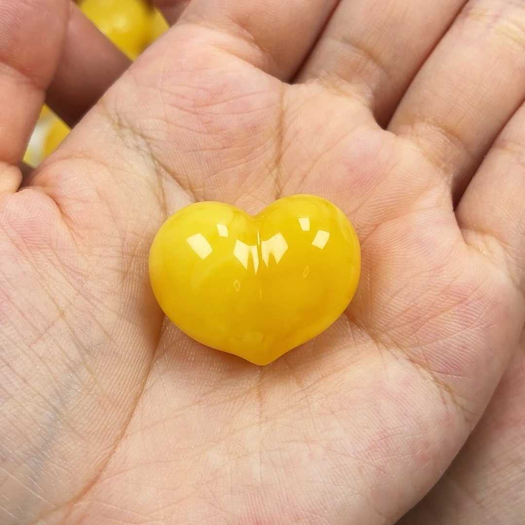 蜜蜡颈饰未镶嵌焦皮浓蜡妖花屁桃