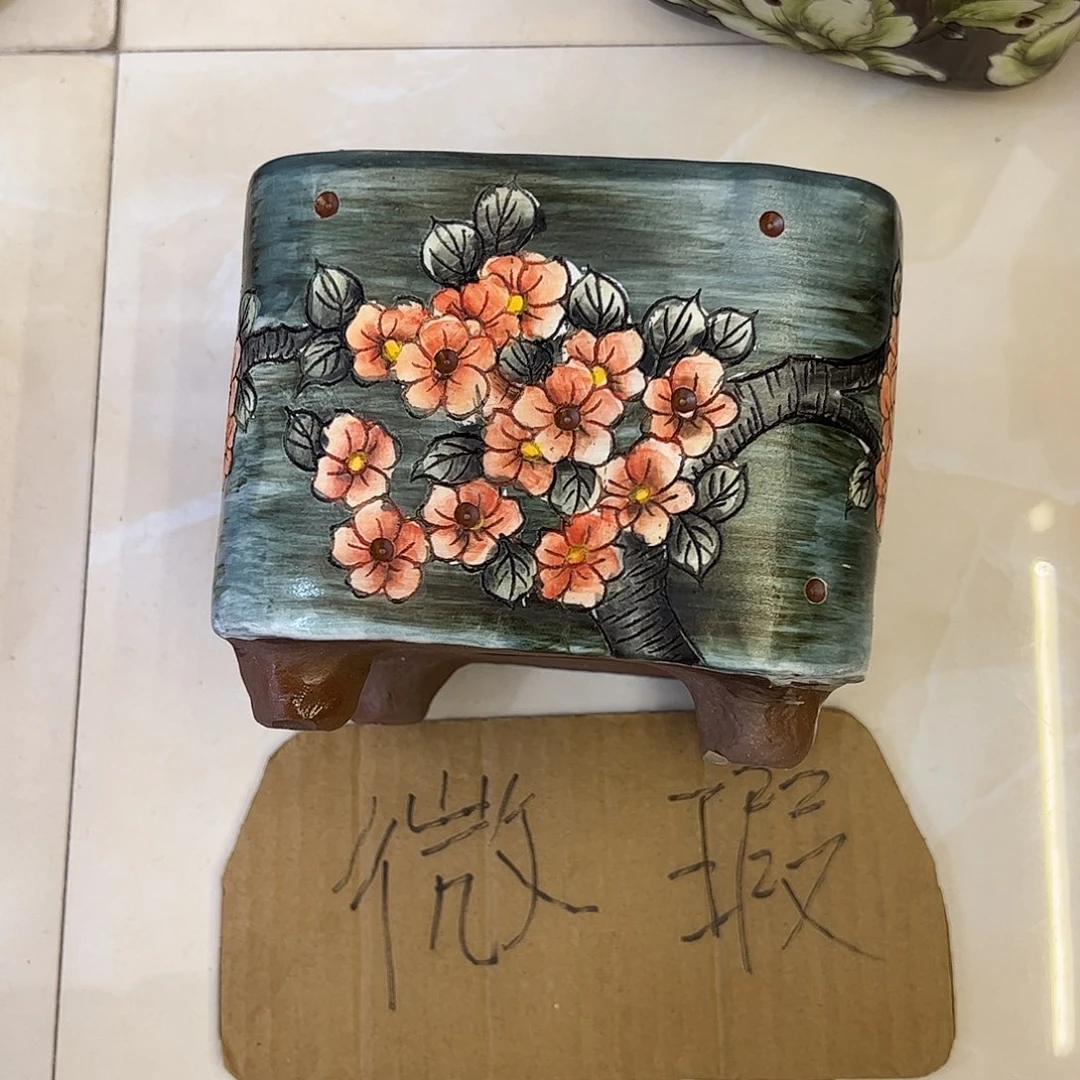 景德镇炫彩手绘口12高11.5