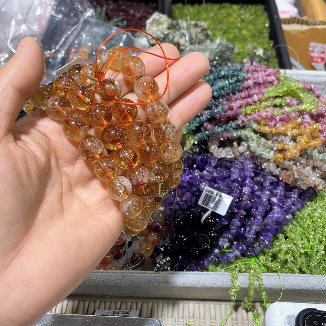 水晶手串11m m未镶嵌多样性发一条h s 349