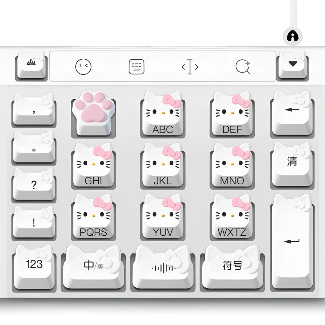 【kitty机械键盘】百度键盘/苹果ios/安卓/苹果外设白女生肚皮
