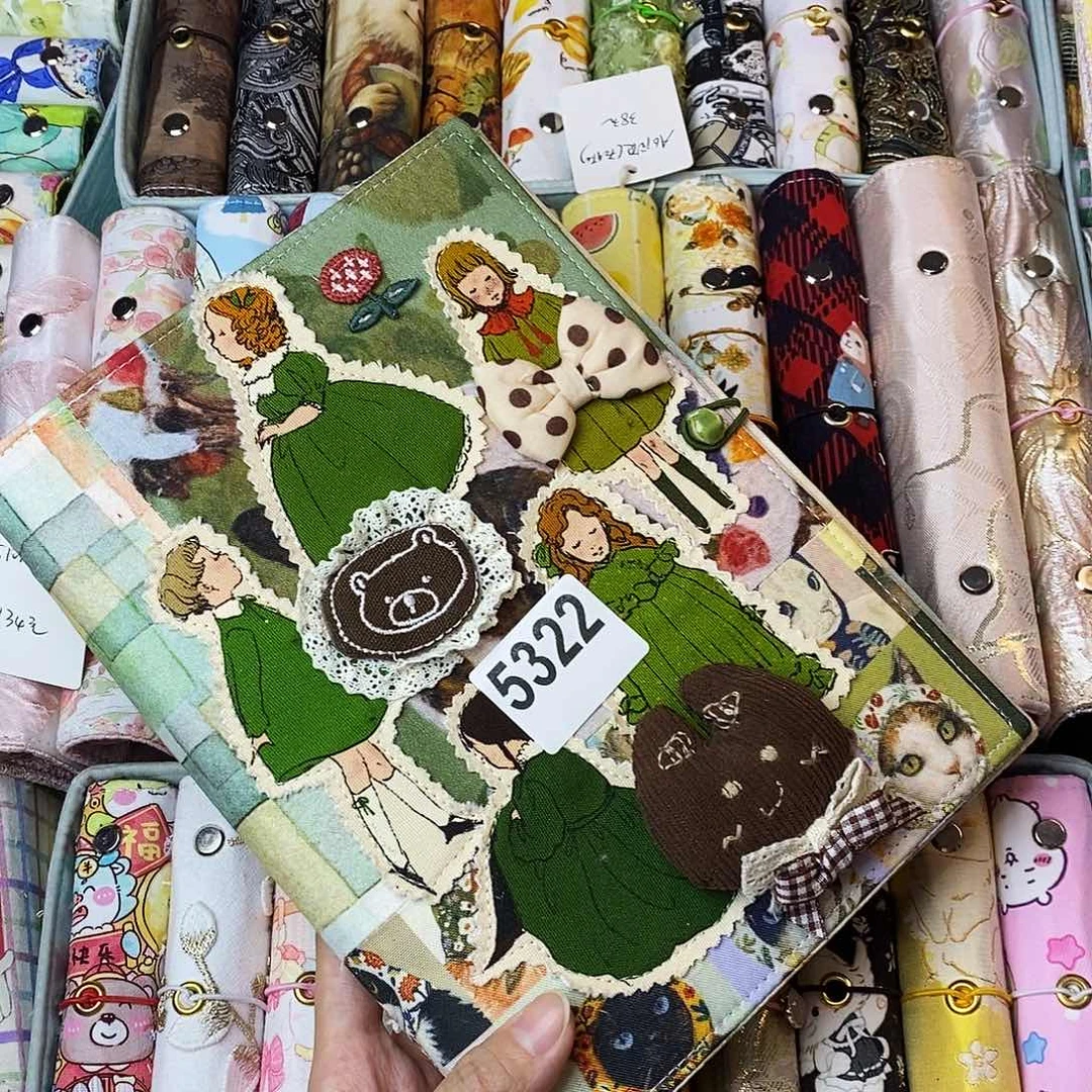 织绣A5活页不送纸322