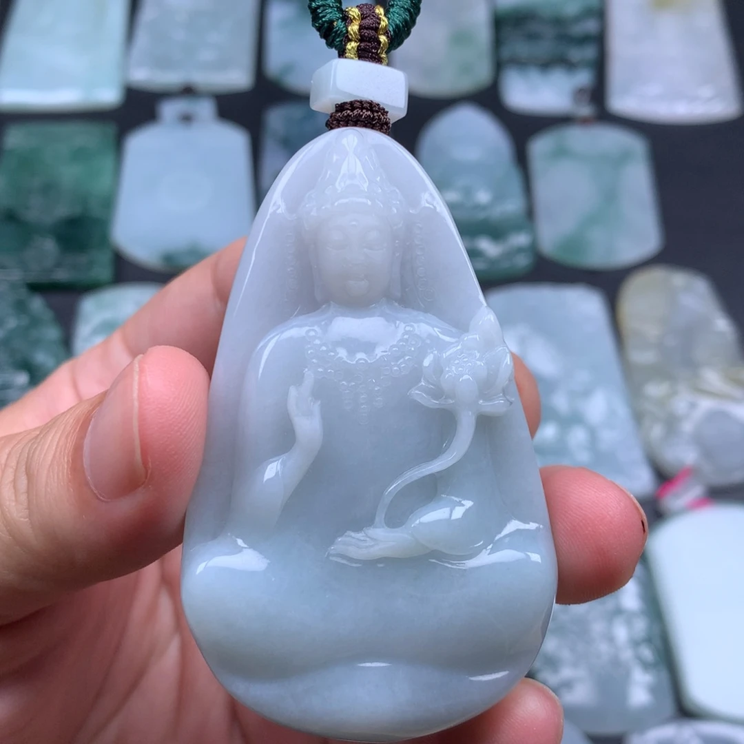 翡翠未镶嵌颈饰翡翠大观音