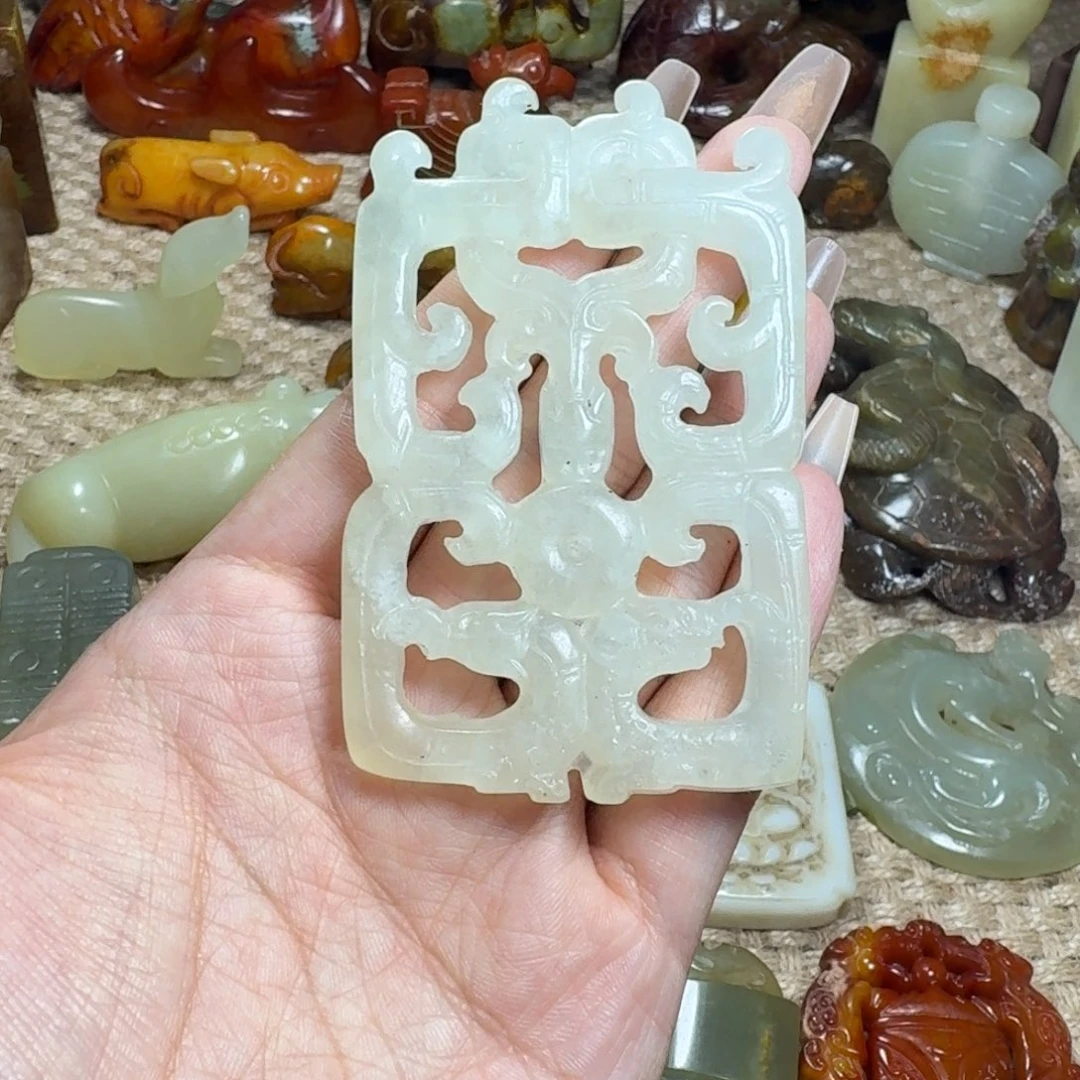 白玉菩提吊坠挂件