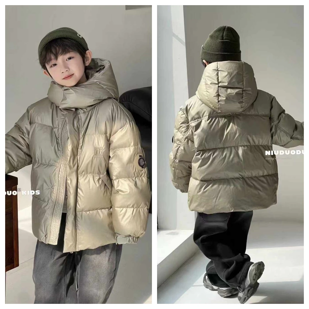 男女童羽绒服冬季2024年新款加厚免洗外套中大童上衣儿童羽绒服潮