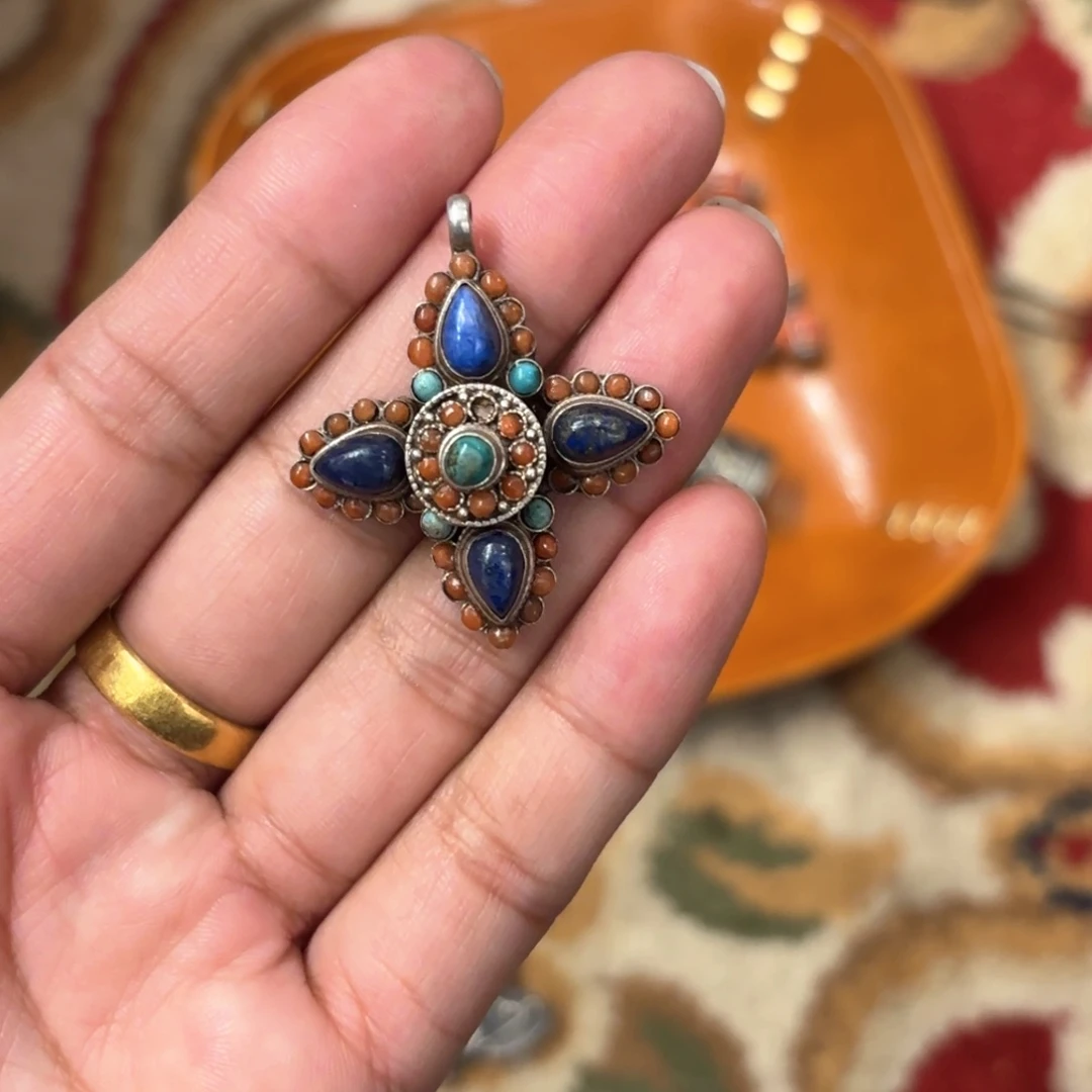 痴**味铜星月菩提吊坠项链