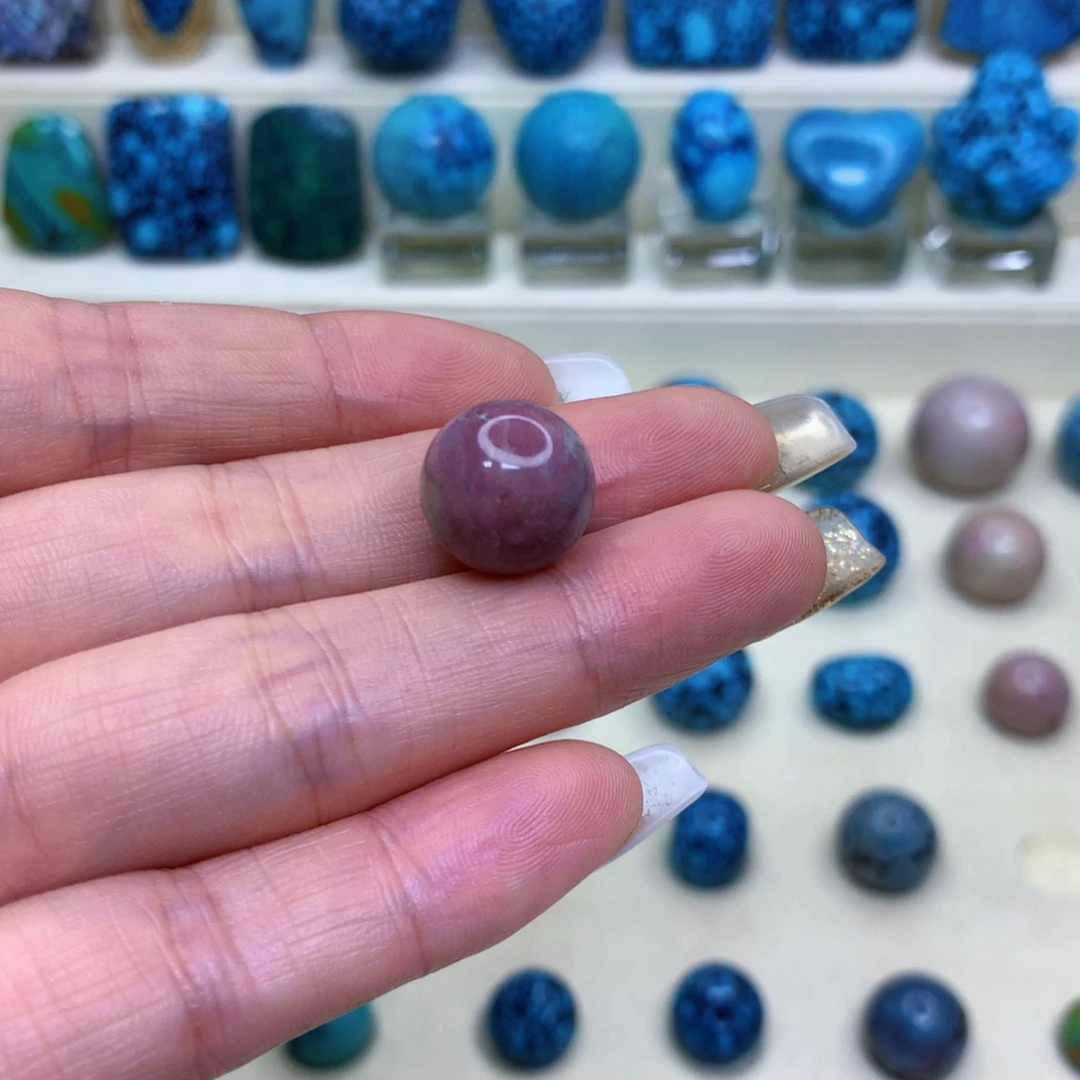 未镶嵌绿松石三彩随行