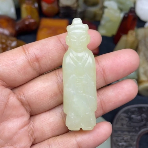 蛇纹石玉未镶嵌颈饰62