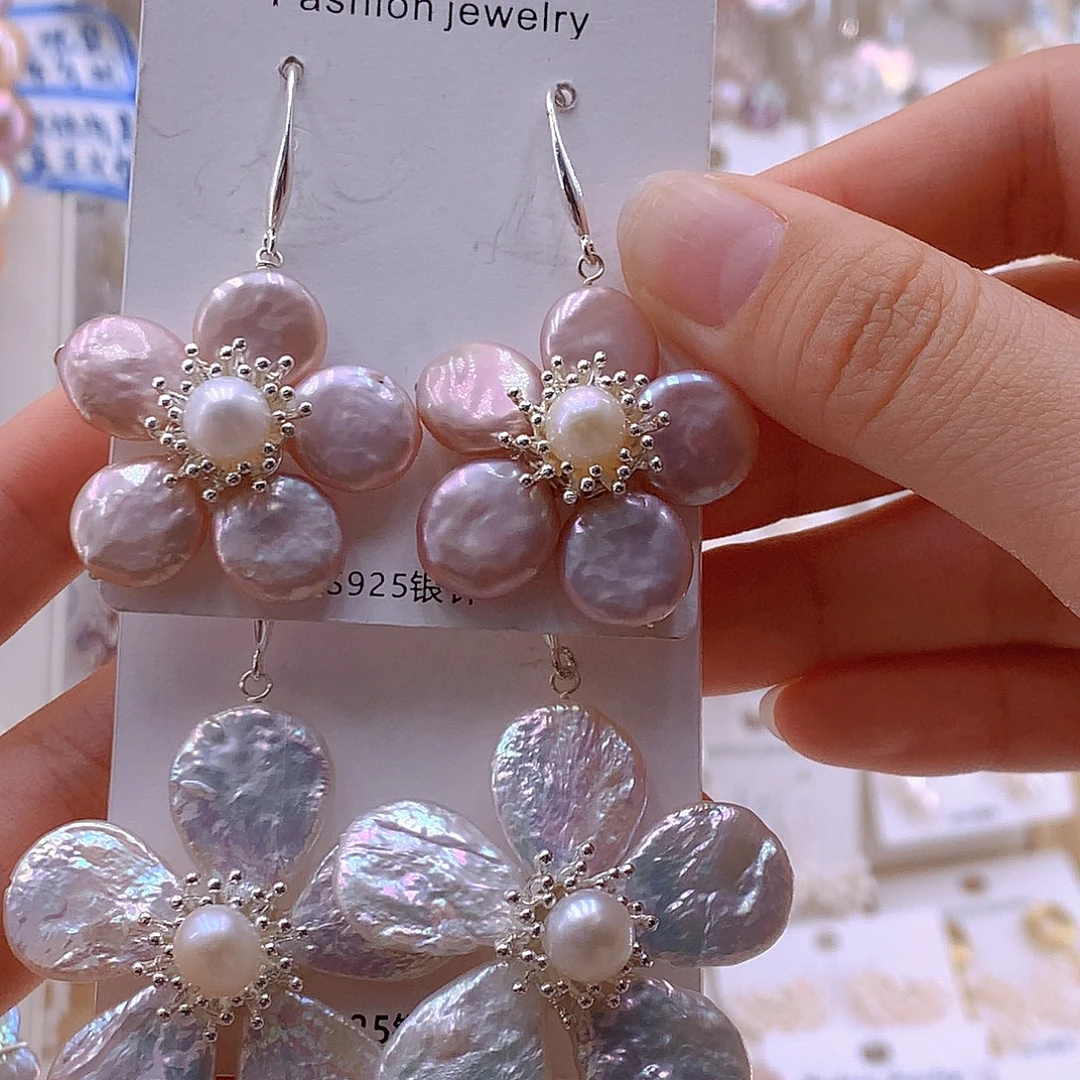 耳饰未镶嵌淡水珍珠耳环