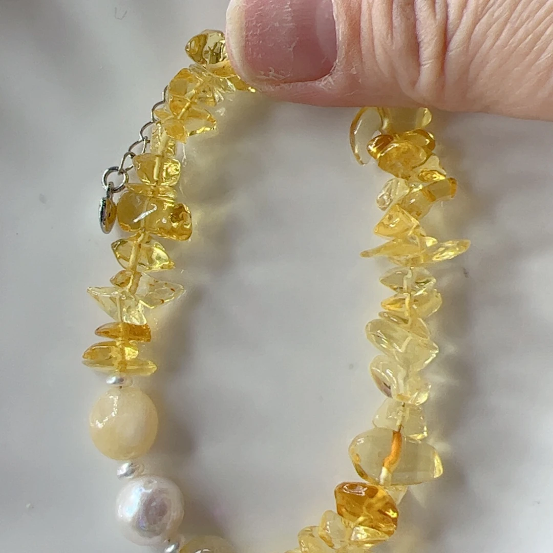 手绳淡水珍珠合金