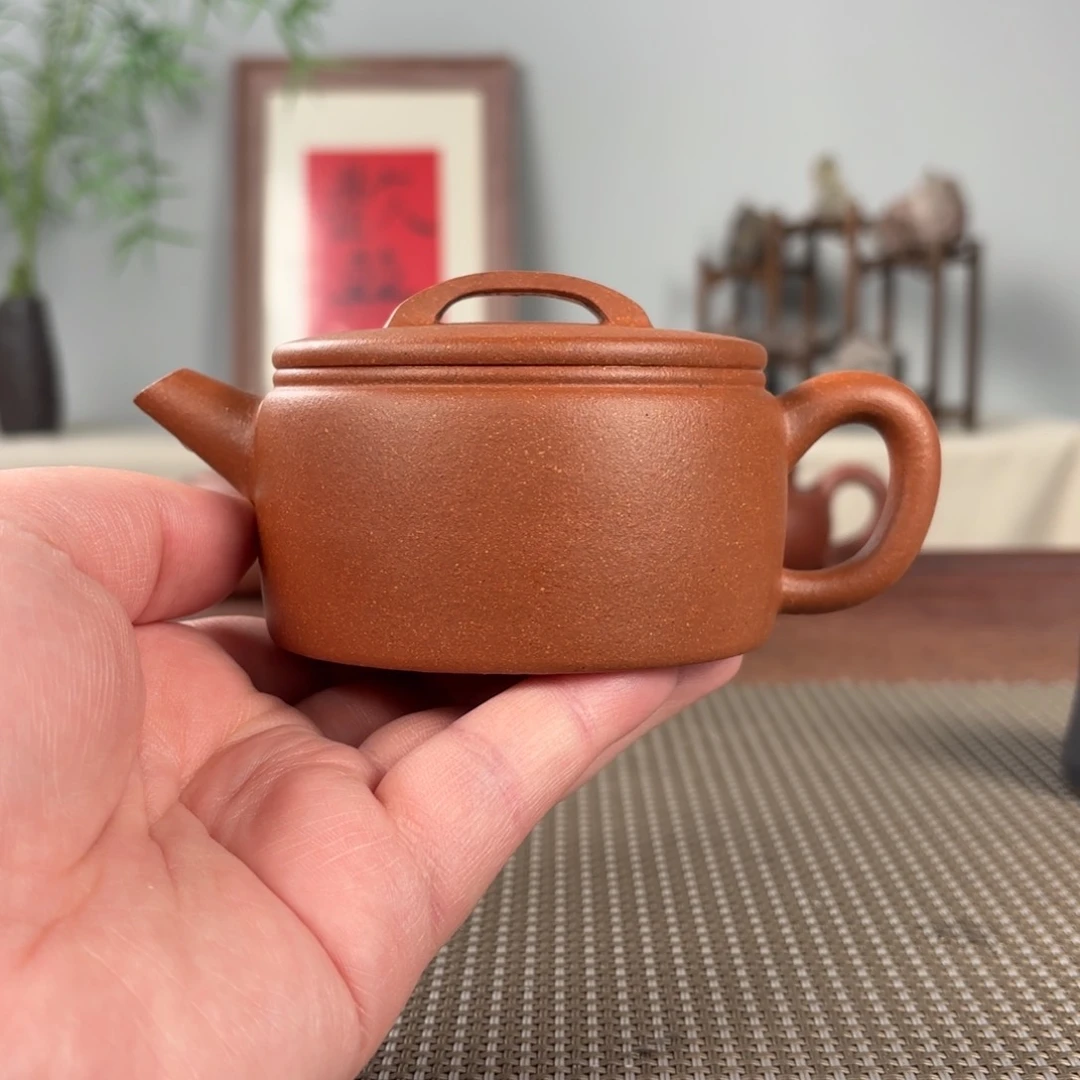 紫砂茶壶黄龙山原矿紫砂壶200