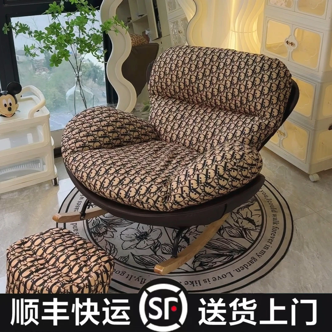 【顺丰包邮送脚踏】蝴蝶摇摇椅阳台客厅休闲躺椅卧室家用午睡懒人