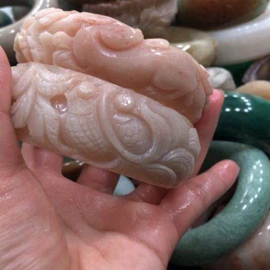 石英质玉手镯未镶嵌彩**天
