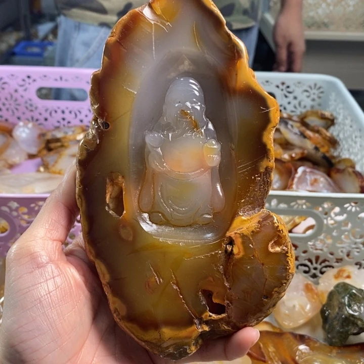 玛瑙/玉髓吊坠(不含链)未镶嵌