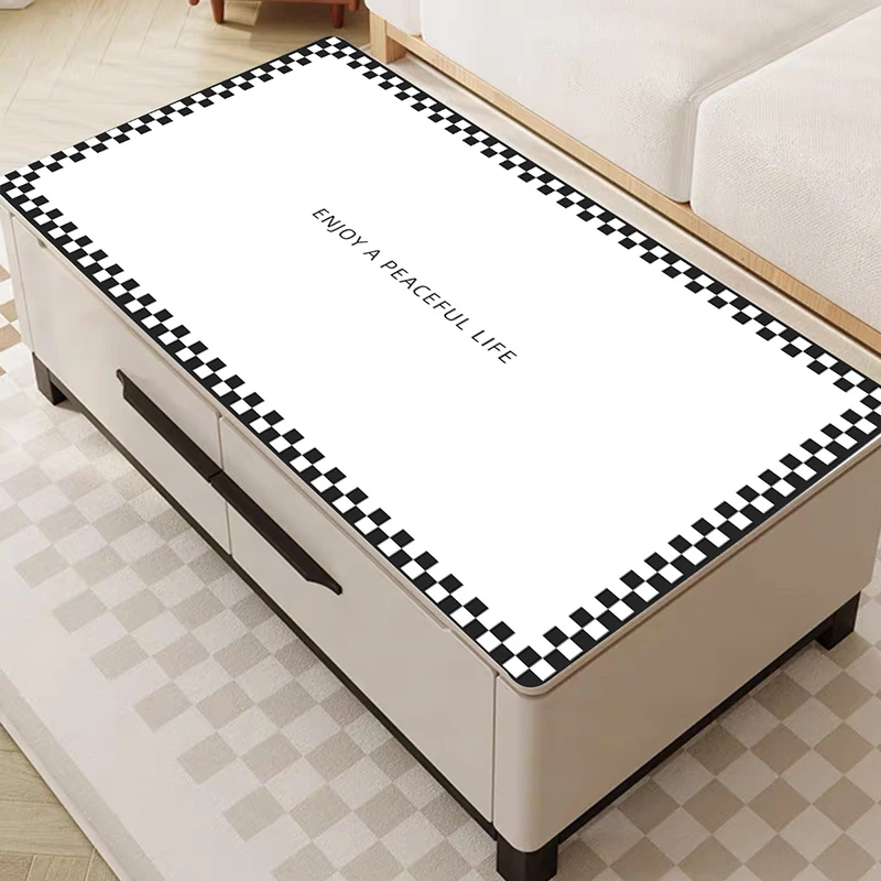 电视柜桌垫轻奢高级感防水防脏免洗玄关鞋柜餐边柜台面桌布保护垫