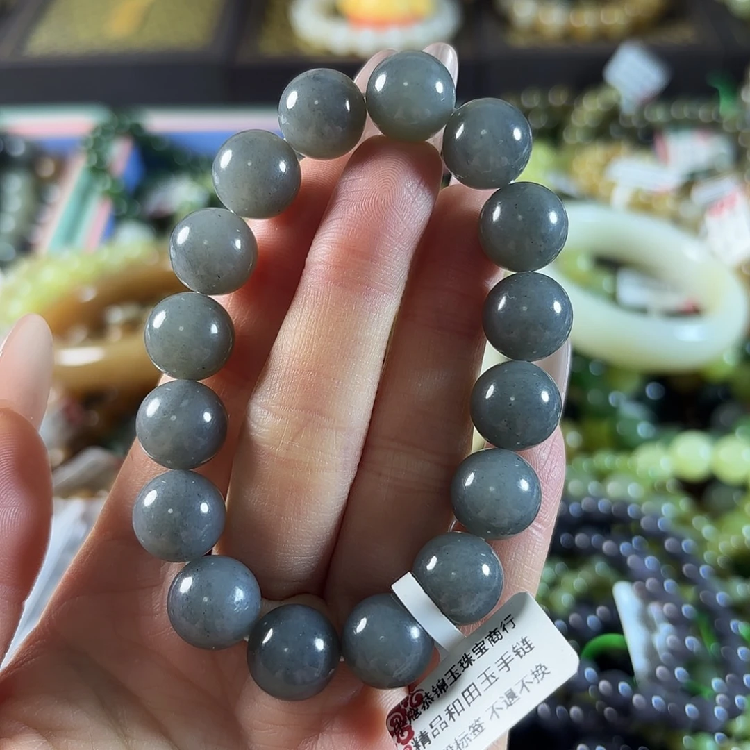 和田玉未镶嵌手链222