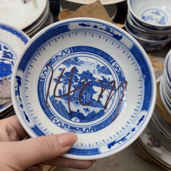 景德镇陶瓷高温瓷14深盘