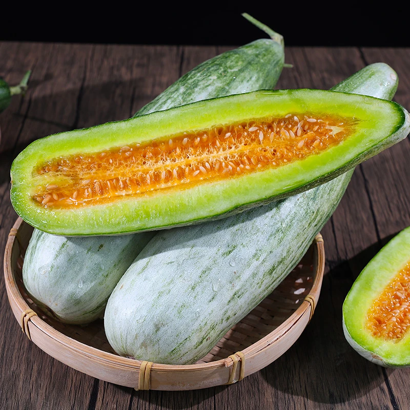 【内蒙西三】正宗山东羊角蜜甜瓜脆甜多汁新鲜水果3/5斤产地直发